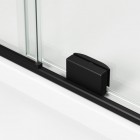 Sanswiss Amalia drzwi prysznicowe 120 cm czarny mat D35S21200607