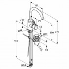 Kludi Bingo Star bateria umywalkowa