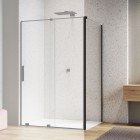 Sanswiss Amalia ścianka prysznicowa 80 cm boczna do drzwi czarny mat D35F30800607