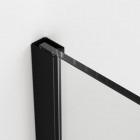 Sanswiss Amalia kabina prysznicowa prostokątna 120x80 cm czarny mat 52615