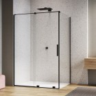 Sanswiss Amalia kabina prysznicowa prostokątna 120x80 cm czarny mat 52615
