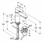 Kludi Objekta bateria umywalkowa XL