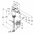 Kludi Objekta bateria bidetowa