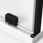 Sanswiss Amalia kabina prysznicowa prostokątna 120x80 cm czarny mat 52645