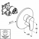 Kludi Objekta bateria wannowo-natryskowa podtynkowa