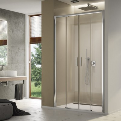 Sanswiss Top Line S drzwi prysznicowe 120 cm srebrny połysk TLS41205007