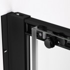 Sanswiss Top Line S drzwi prysznicowe 140 cm czarny mat TLS41400607