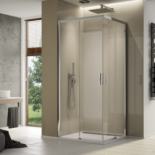 Sanswiss Top Line S kabina prysznicowa kwadratowa 70 cm srebrny połysk TLSAC0705007