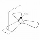Kludi Fizz głowica natrysku 290 mm