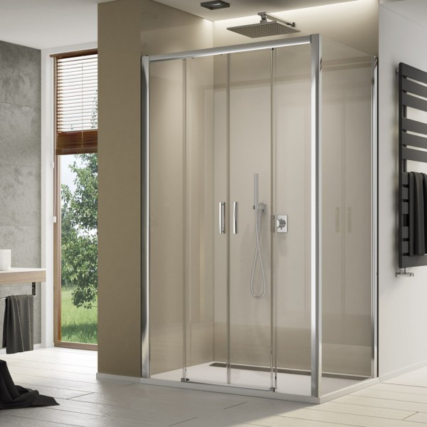 Sanswiss Top Line S kabina prysznicowa prostokątna 120x80 cm srebrny połysk 52754