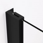 Sanswiss Top Line S kabina prysznicowa prostokątna 120x80 cm czarny mat TLS41200607+TOPF20800607