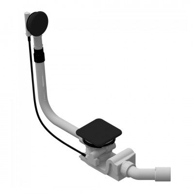 Kaldewei przelew wannowy przedłużony czarny matowy 687772000676