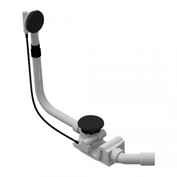 Kaldewei przelew wannowy przedłużony czarny matowy 687772080676