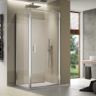 Sanswiss Top Line S kabina prysznicowa kwadratowa 70 cm srebrny połysk 52790