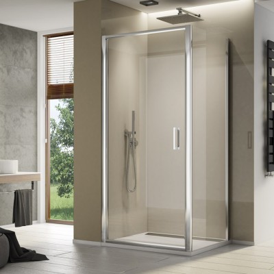 Sanswiss Top Line S kabina prysznicowa kwadratowa 70 cm srebrny połysk 52790