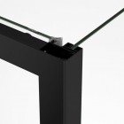 Sanswiss Top Line S kabina prysznicowa kwadratowa 70 cm czarny mat 52805