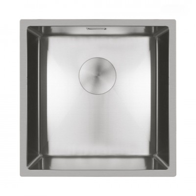 Oltens Hydda zlewozmywak stalowy 44x44 cm 1 komorowy stal szlachetna polerowana 71103100