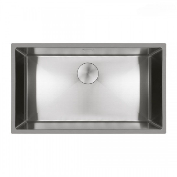 Oltens Hydda zlewozmywak stalowy 76x44 cm 1 komorowy stal szlachetna polerowana 71105100