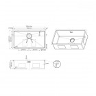 Oltens Hydda zlewozmywak stalowy 76x44 cm 1 komorowy stal szlachetna polerowana 71105100