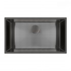Oltens Hydda zlewozmywak stalowy 76x44 cm 1 komorowy czarny 71105300