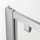 Sanswiss Arelia kabina prysznicowa kwadratowa srebrny polerowany 70 cm 52854