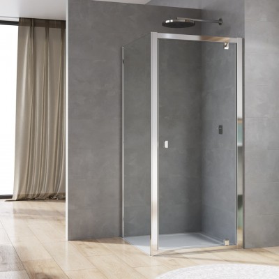 Sanswiss Arelia kabina prysznicowa kwadratowa srebrny polerowany 70 cm 52854