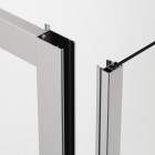 Sanswiss Arelia kabina prysznicowa kwadratowa 80 cm srebrny polerowany 52897