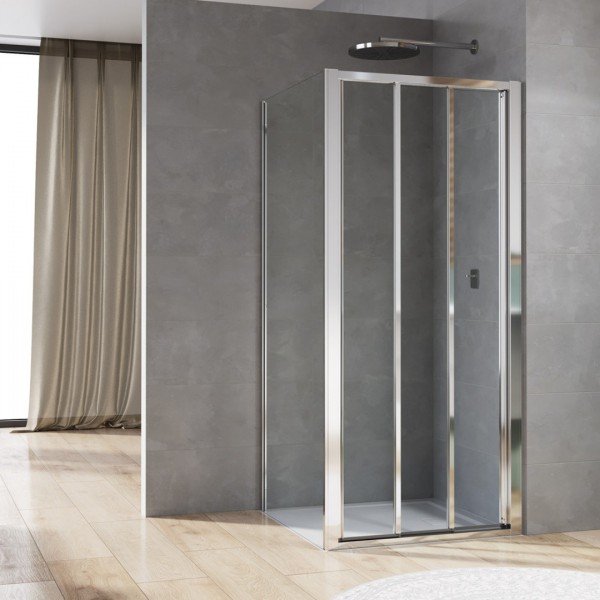 Sanswiss Arelia kabina prysznicowa kwadratowa 70 cm srebrny polerowany 52906