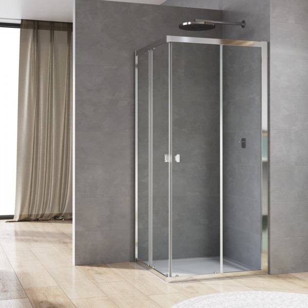 Sanswiss Arelia kabina prysznicowa kwadratowa 70 cm srebrny polerowany D20SE20704007