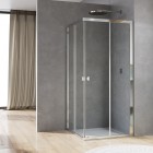 Sanswiss Arelia kabina prysznicowa kwadratowa 70 cm srebrny polerowany D20SE20704007