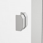 Sanswiss Arelia kabina prysznicowa półokrągła 80 cm srebrny polerowany D20SR550804007