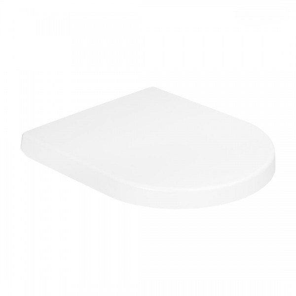 Oltens Hamnes Kort deska sedesowa twarda wolnoopadająca biała 45113000