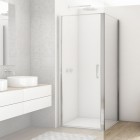 Sanswiss Divera ścianka prysznicowa 70 cm boczna do drzwi srebrny połysk D22F10705007