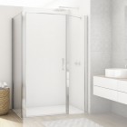 Sanswiss Divera ścianka prysznicowa 70 cm boczna do drzwi srebrny połysk D22F10705007