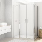 Sanswiss Divera ścianka prysznicowa 70 cm boczna do drzwi srebrny połysk D22F10705007