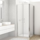 Sanswiss Divera ścianka prysznicowa 70 cm boczna do drzwi srebrny połysk D22F10705007