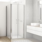 Sanswiss Divera ścianka prysznicowa 70 cm boczna do drzwi srebrny połysk D22F10705007