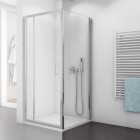 Sanswiss Top Line ścianka prysznicowa 70 cm boczna do drzwi srebrny połysk TOPF07005007