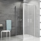 Sanswiss Top Line ścianka prysznicowa 70 cm boczna do drzwi srebrny połysk TOPF07005007