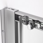 Sanswiss Top Line drzwi prysznicowe 120 cm srebrny połysk TOPS412005007