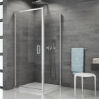Sanswiss Top Line kabina prysznicowa kwadratowa 70 cm srebrny połysk 52988