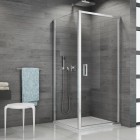 Sanswiss Top Line kabina prysznicowa kwadratowa 70 cm srebrny połysk 52988