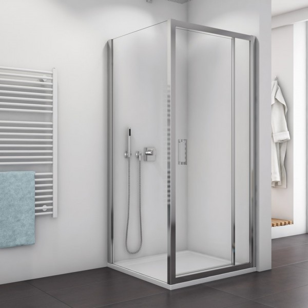 Sanswiss Top Line kabina prysznicowa kwadratowa 80 cm srebrny połysk 53009