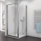 Sanswiss Top Line kabina prysznicowa kwadratowa 90 cm srebrny połysk 53033