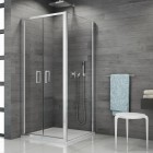 Sanswiss Top Line kabina prysznicowa kwadratowa 70 cm srebrny połysk 53055
