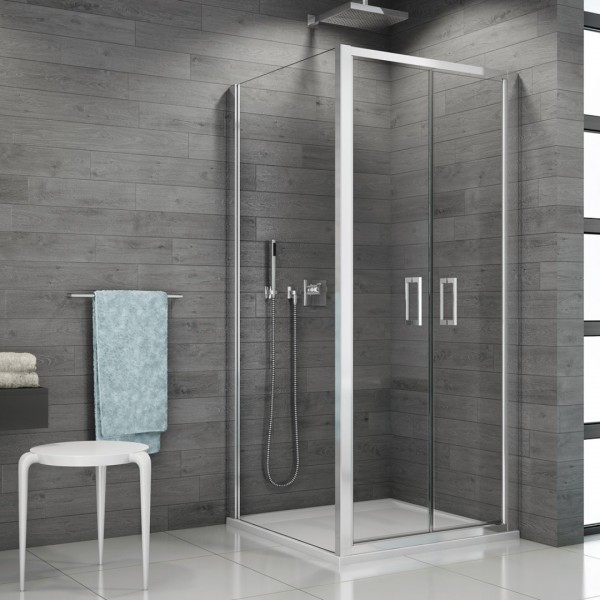 Sanswiss Top Line kabina prysznicowa kwadratowa 70 cm srebrny połysk 53055