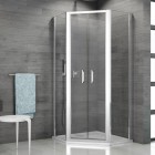 Sanswiss Top Line kabina prysznicowa pięciokątna 80 cm srebrny połysk TOP5260805007
