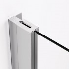 Sanswiss Top Line kabina prysznicowa kwadratowa 70 cm srebrny połysk 52988