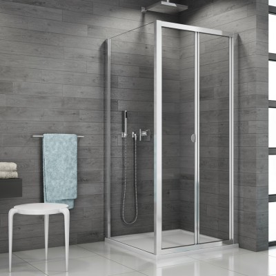 Sanswiss Top Line kabina prysznicowa kwadratowa 70 cm srebrny połysk 53086