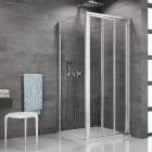 Sanswiss Top Line kabina prysznicowa kwadratowa 70 cm srebrny połysk 53101